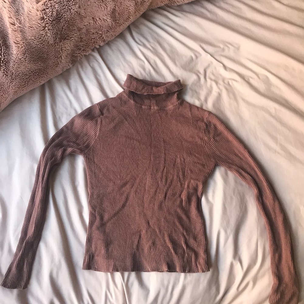 Brown Turtleneck